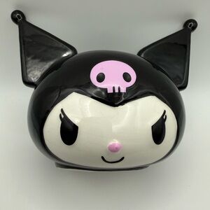 Sanrio Kuromi Ceramic Toothbrush Holder Stand in Black, White & Pink Like New